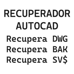 Recuperador de Archivos AutoCAD