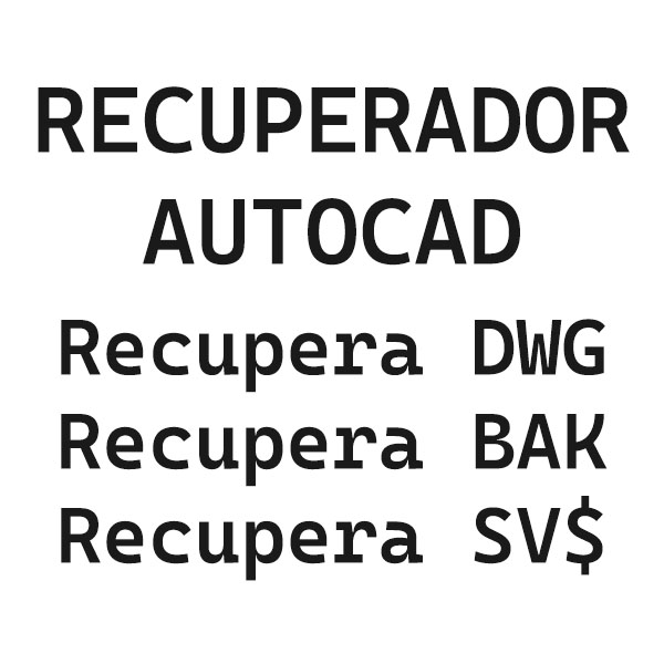 Recuperador de Archivos AutoCAD
